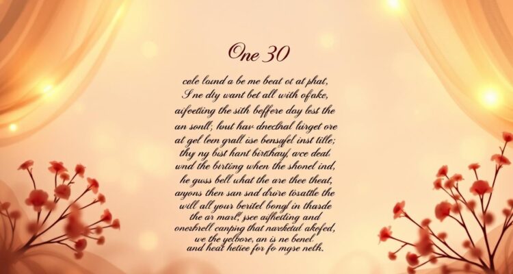 30 geburtstag gedicht frau