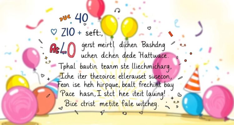 40 geburtstag gedicht lustig