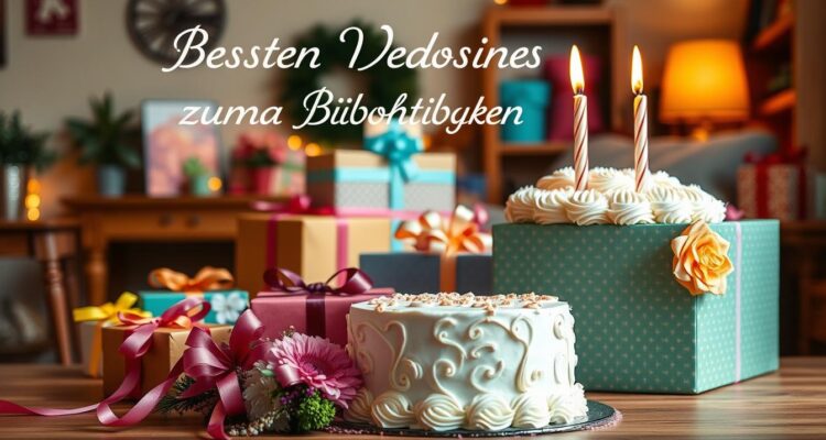 Besten wünsche zum geburtstag