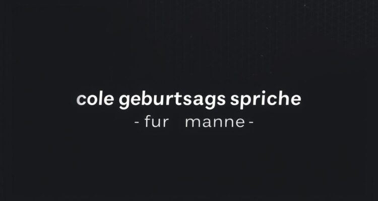 Coole geburtstagssprüche für männer