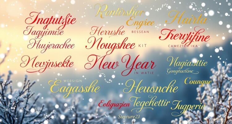 Englische neujahrssprüche
