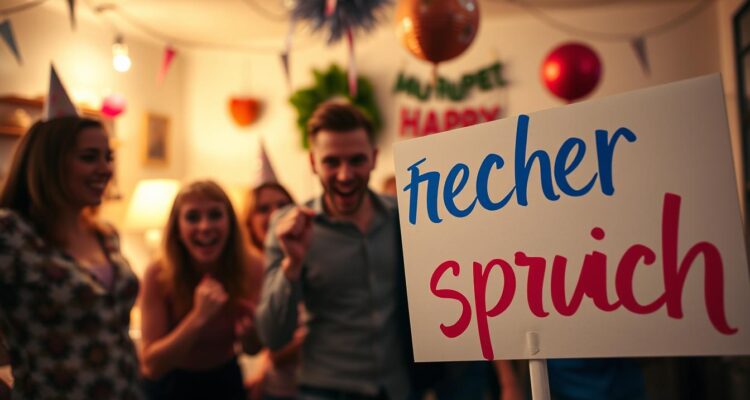 Frecher spruch geburtstag