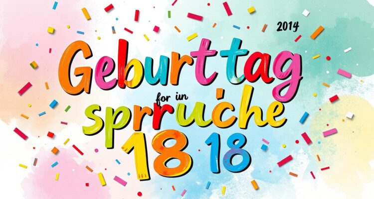 Geburtstag sprüche 18