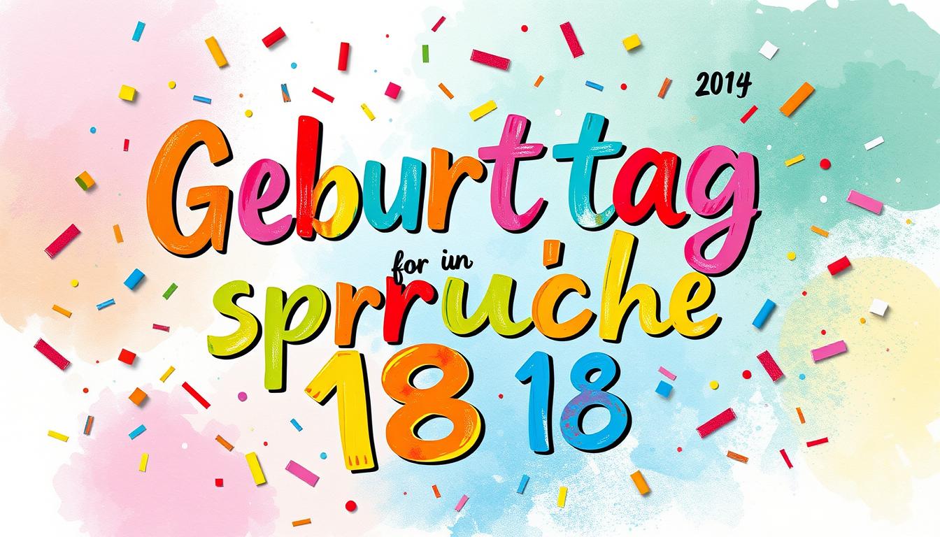 Geburtstag sprüche 18