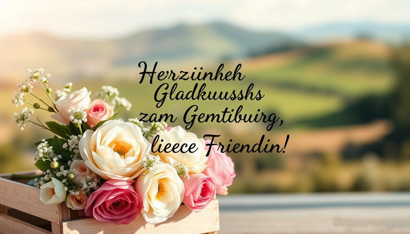 Geburtstagsglückwünsche für eine freundin