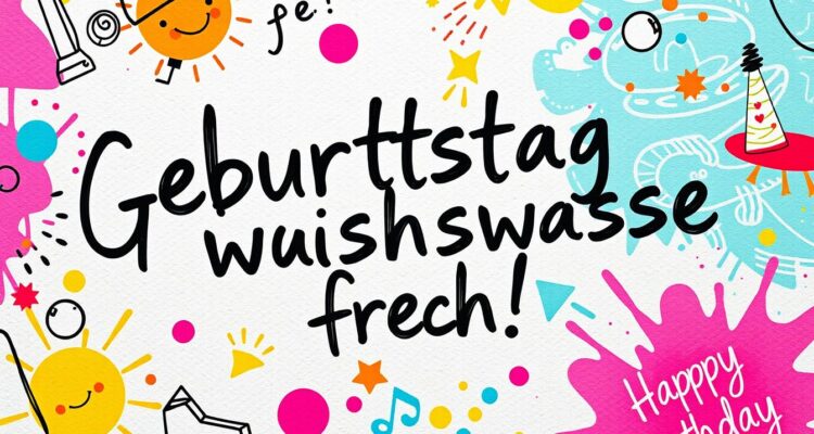 Geburtstagswünsche frech