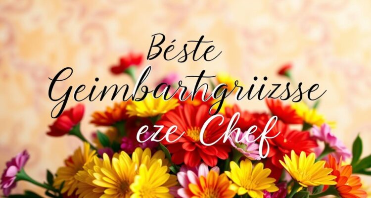 Geburtstagswünsche für chef
