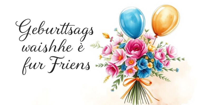 Geburtstagswünsche für freunde