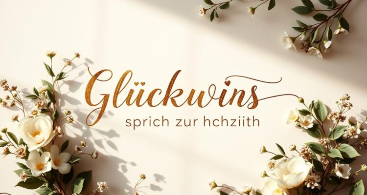 Glückwunsch spruch zur hochzeit