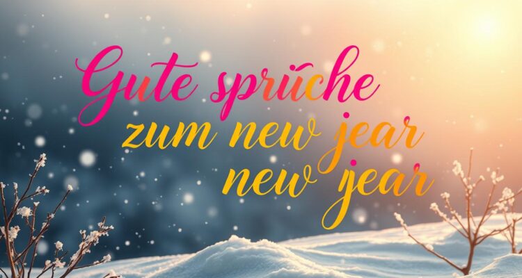 Gute sprüche zum neuen jahr