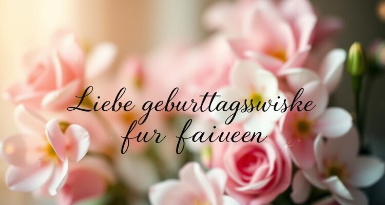 Liebe geburtstagswünsche für frauen