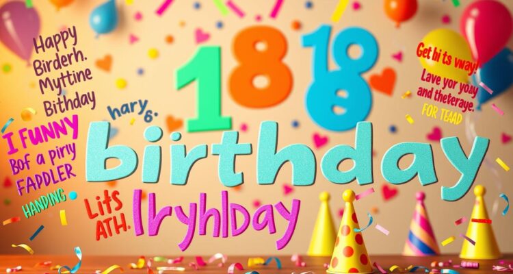 Lustige sprüche zum 18 geburtstag