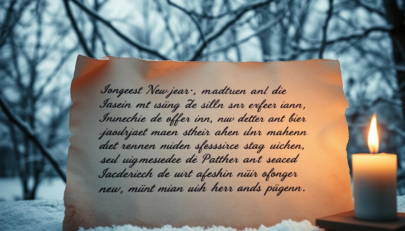 Nachdenkliche neujahrssprüche