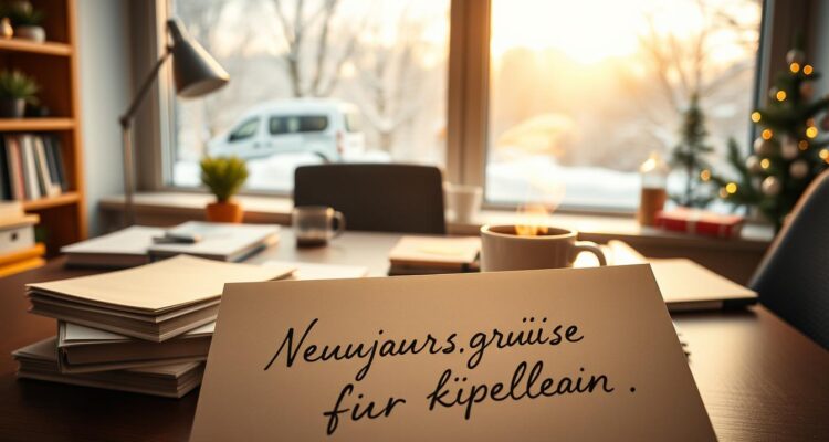 Neujahrsgrüße für kollegen
