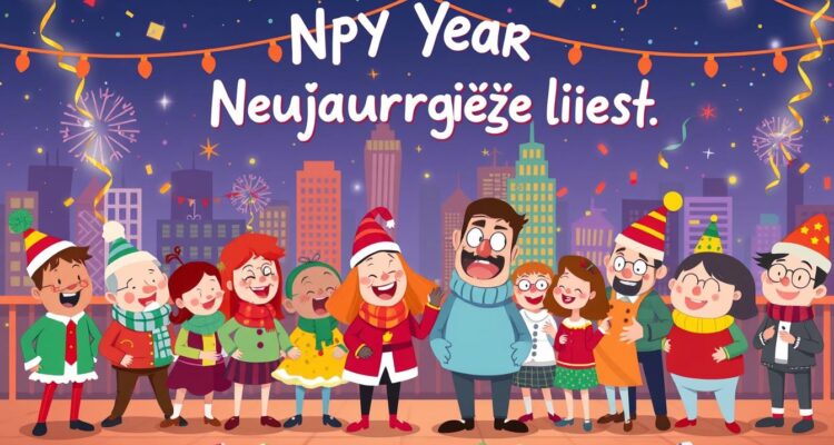 Neujahrsgrüße lustig
