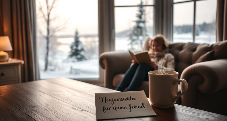 Neujahrswünsche für einen freund