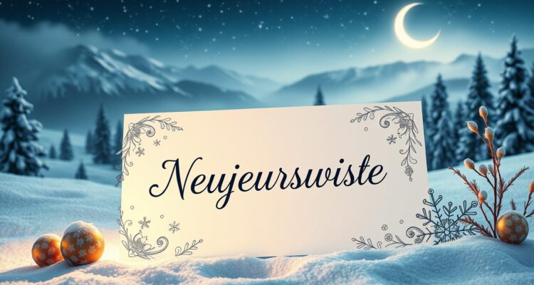 Neujahrswünsche für karten