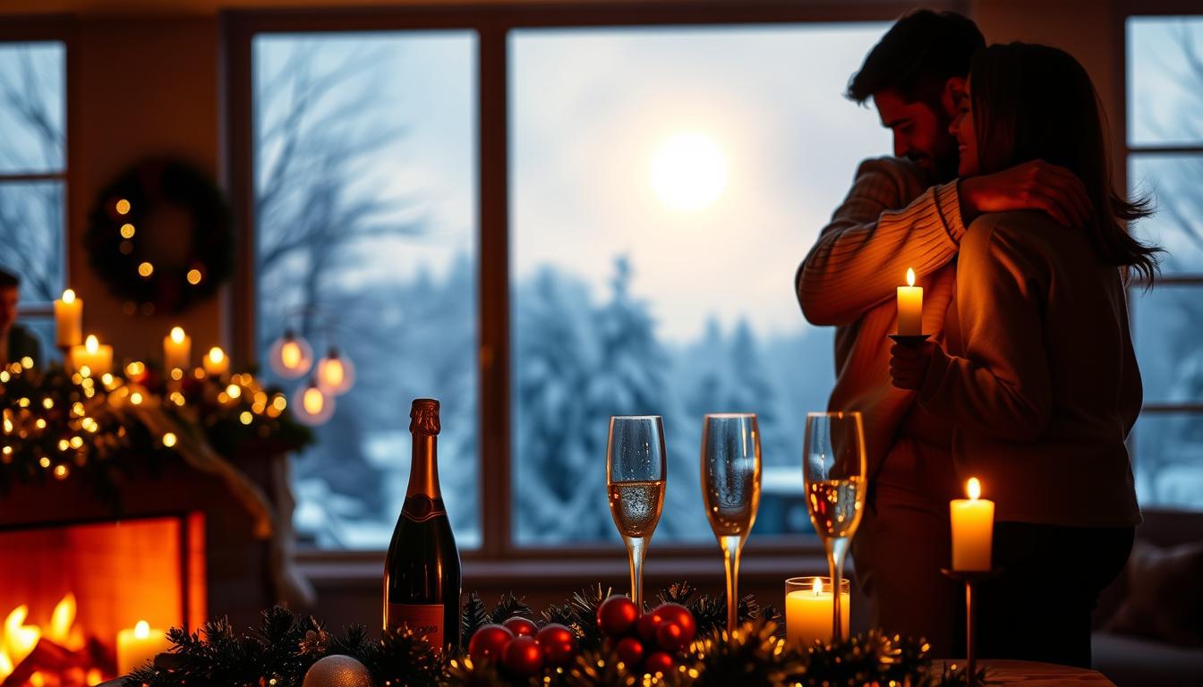 Neujahrswünsche für liebende