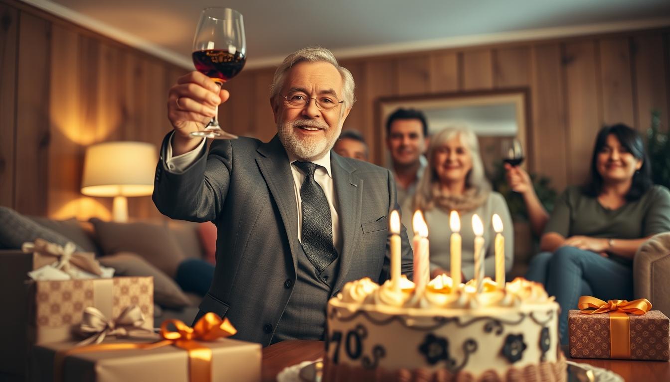 Spruch zum 70 geburtstag für einen mann