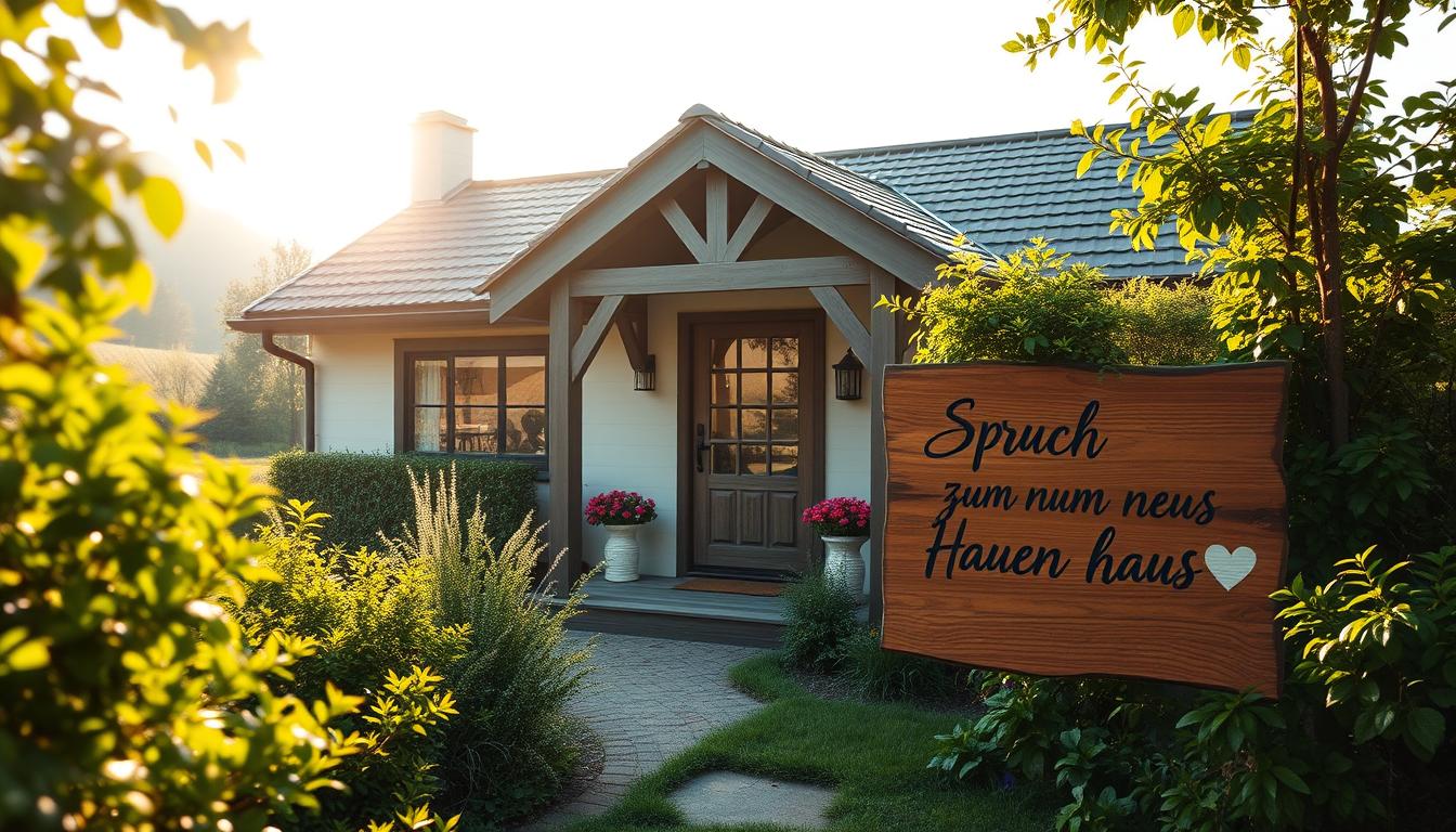 Spruch zum neuen haus