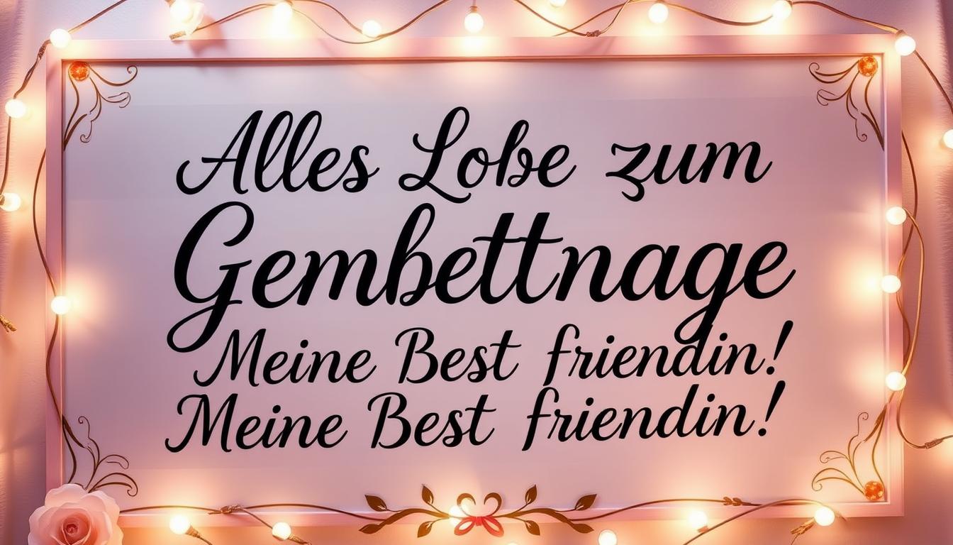 Sprüche für beste freundin zum geburtstag