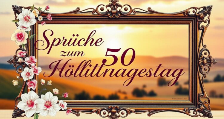 Sprüche zum 50 hochzeitstag
