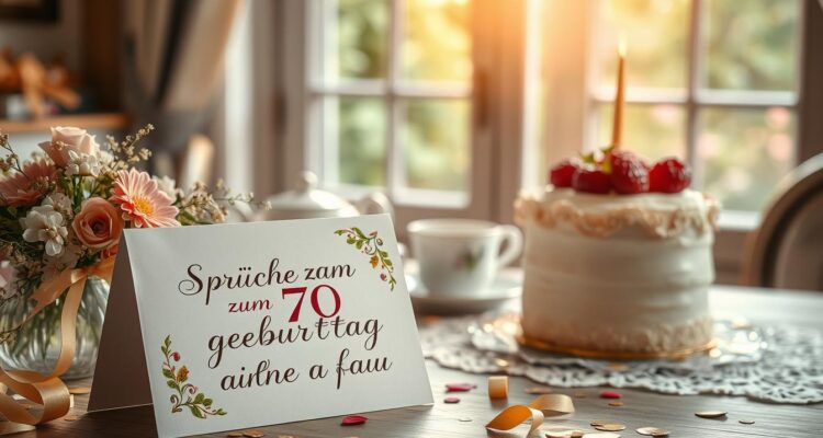 Sprüche zum 70 geburtstag einer frau