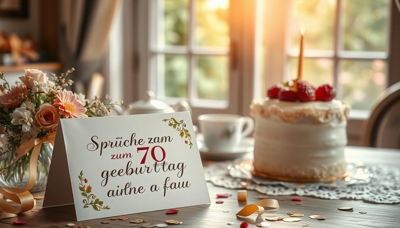 Sprüche zum 70 geburtstag einer frau