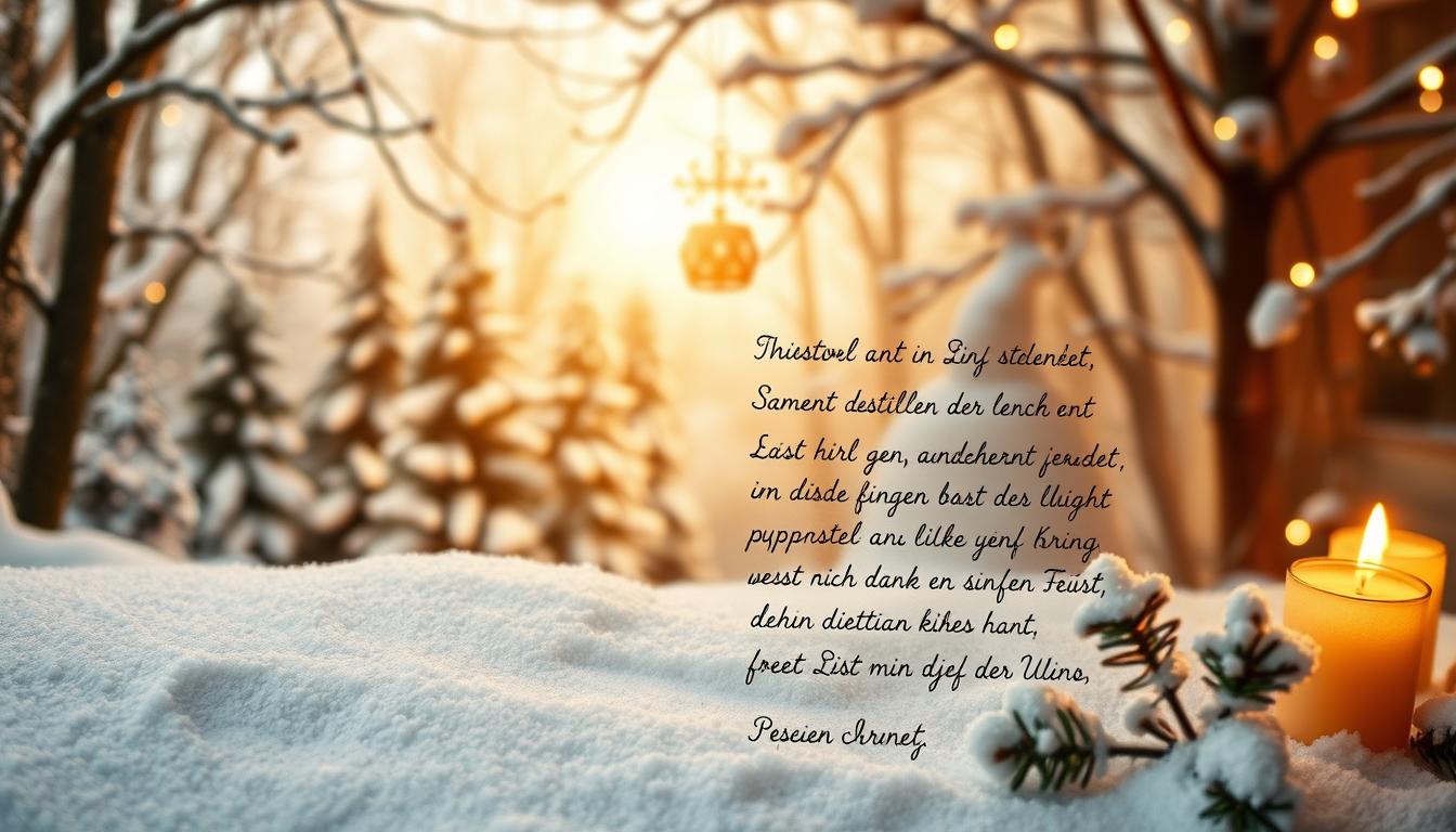 Weihnachtsgedicht kurz für karte