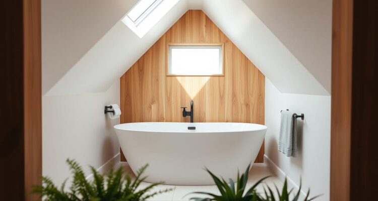 Badewanne unter dachschräge