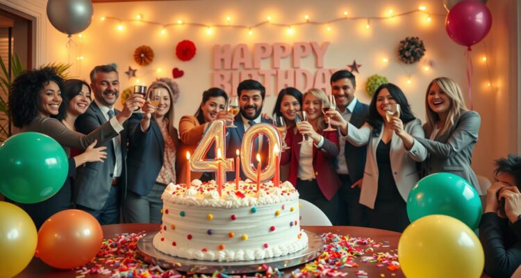 Glückwünsche zum 40 geburtstag