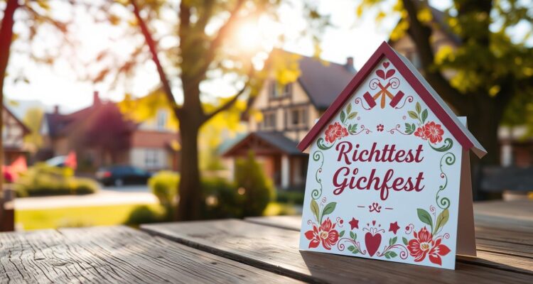 Spruch zum richtfest karte