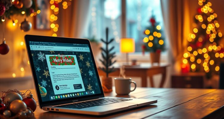 Weihnachtsgrüße per e mail