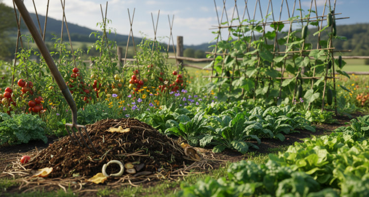 Natürlicher Dünger für Gemüse im Garten