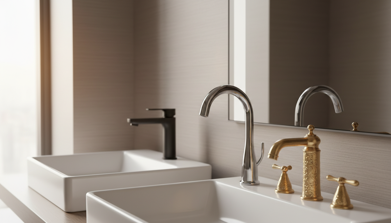 Verschiedene Badezimmerarmaturen Arten und moderne Wasserhahn Badezimmer Modelle