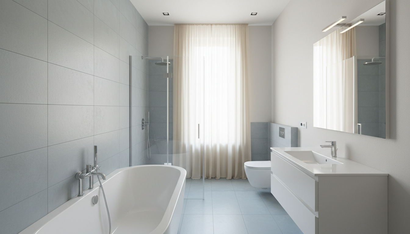 Mindestabmessungen für Badezimmer und Sanitärraum Abmessungen