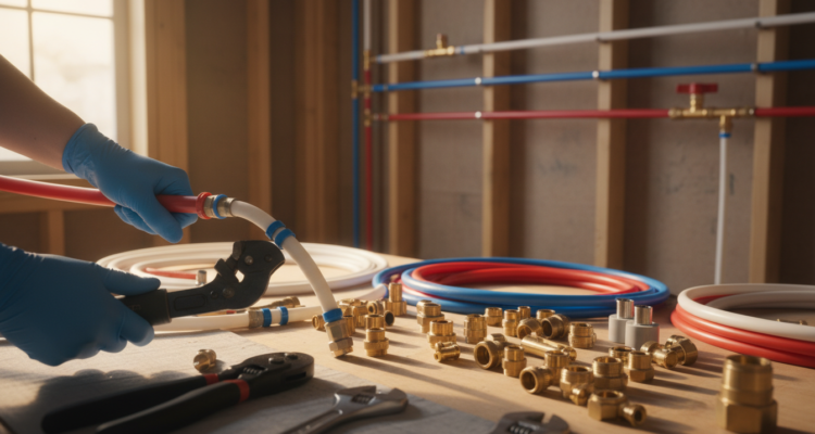 PEX-Fittings Montage und Installation